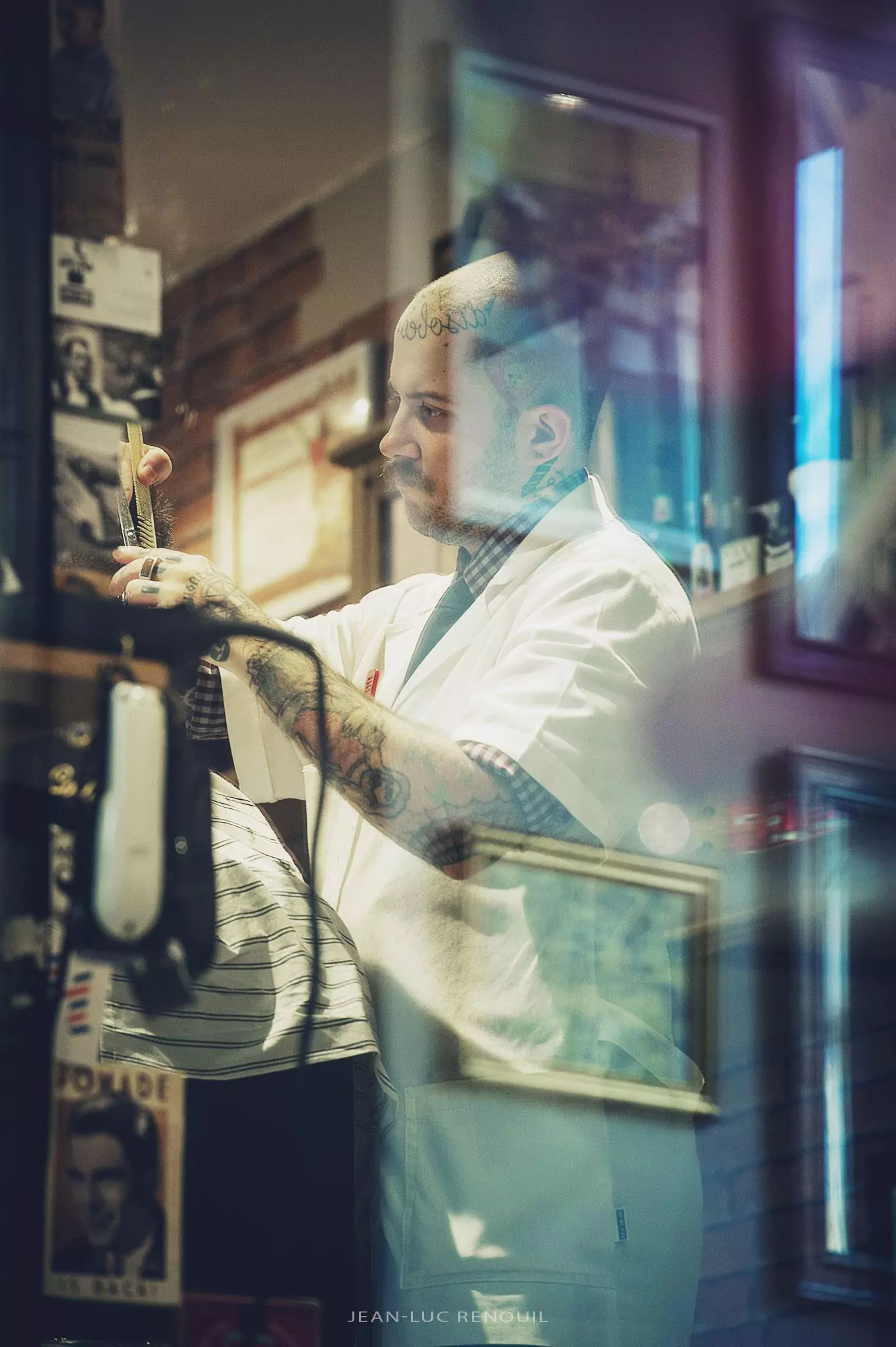 Reportage chez le barbier