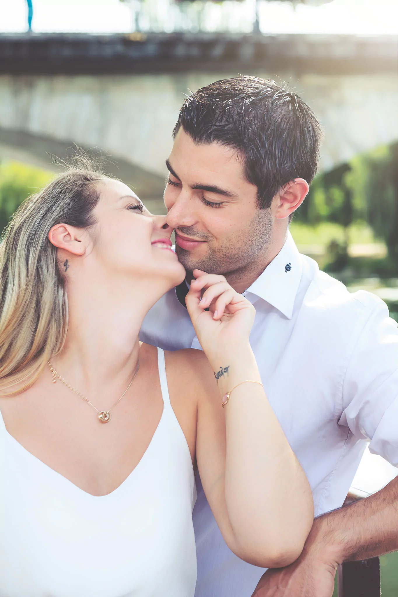 Couple en exterieur