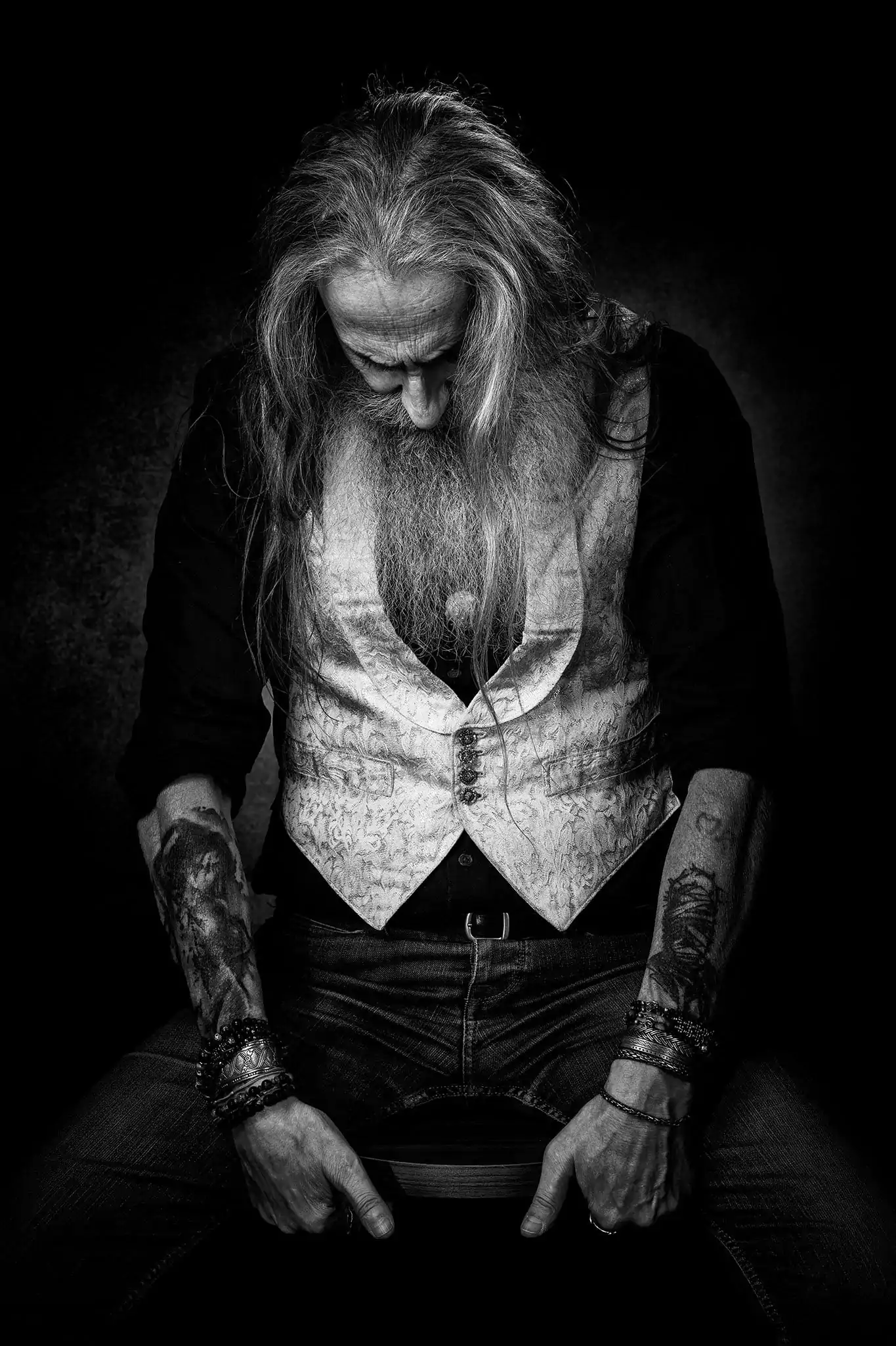 Portrait noir et blanc