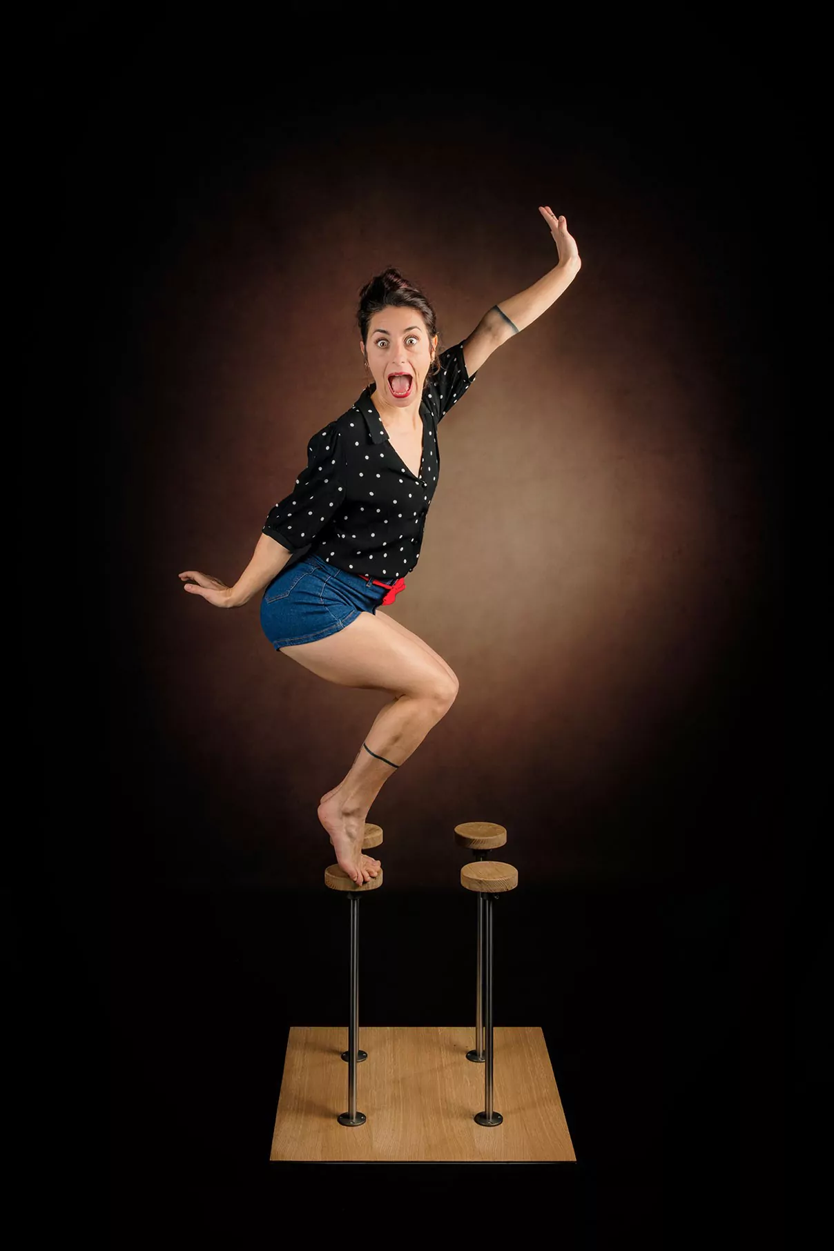 Acrobaties en studio