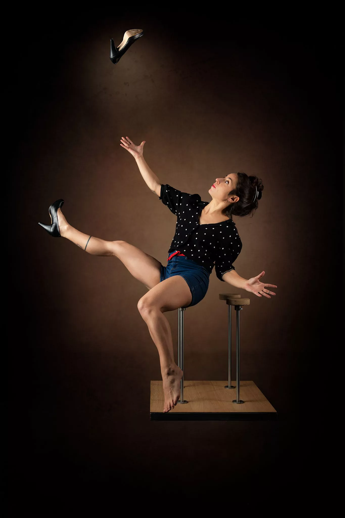 Acrobaties en studio