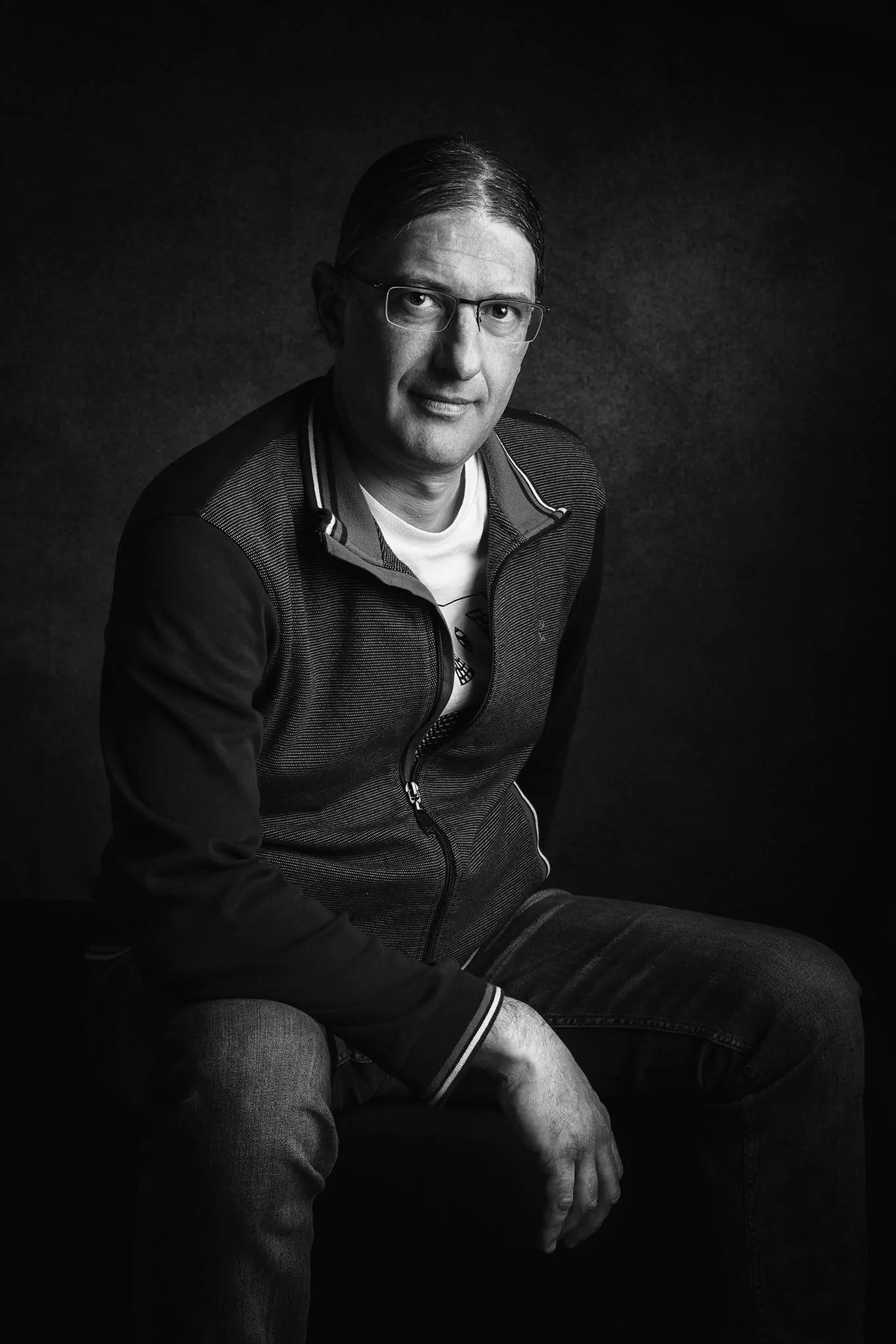 Portrait noir et blanc