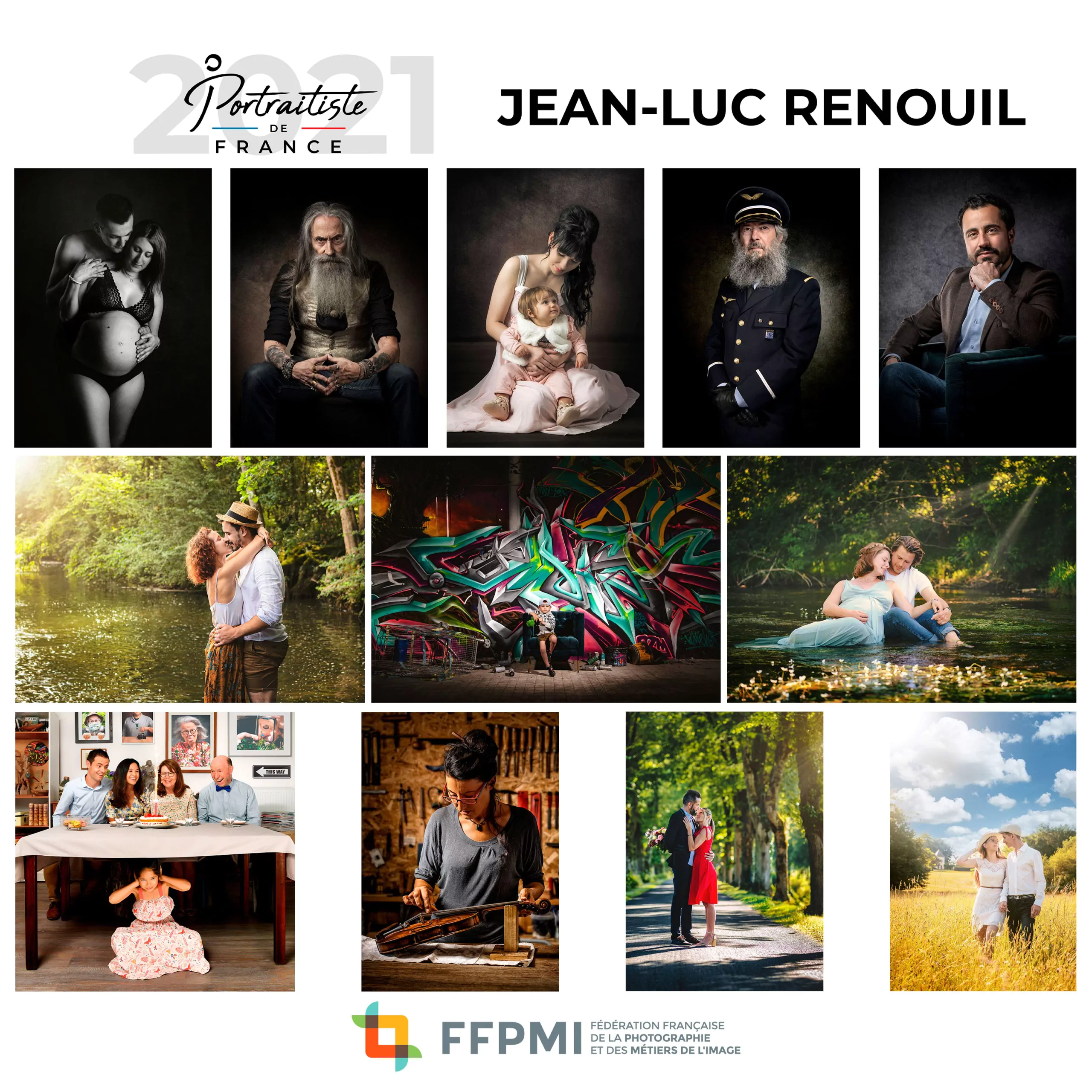 Lauréat Portraitiste de France 2021