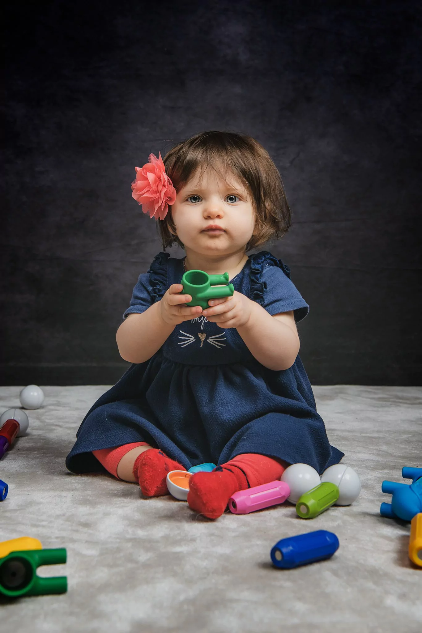 Portrait enfant en studio